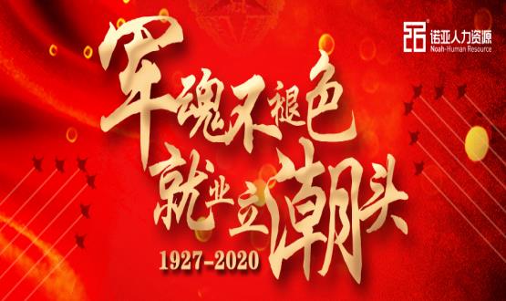 軍魂不褪色，就業(yè)立潮頭！熱烈慶祝中國人民解放軍建軍93周年！